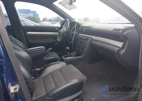 2000 Audi S4 2.7 Quattro from USA, damaged, VIN WAUDD68D2YA041149